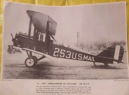 Vtg Photo 1920 Single Engine De Haviland 100 Mph In World War 1 Was Conv... - $184.88 MXN