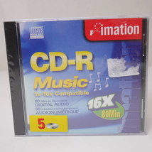 Imation CD-R 16x 80 Minute Recordable Disc in Jewel Case (5 Pack) - £9.07 GBP