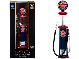 "Studebaker" Vintage Cylinder Gas Pump 1/18 Diecast Replica by Road Signature - $23.63
