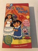 Dora The Explorer It’s A Party Vhs Tape - £3.13 GBP