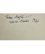 LOUISE BROOKS Signed Autographed 3x5 INDEX CARD BROOKSIE RARE JSA CERTIF... - £1,186.42 GBP