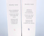 Mary Kay Medium AND Full Coverage Liquid Foundation Beige 400 Lot of 2 P... - £69.40 GBP