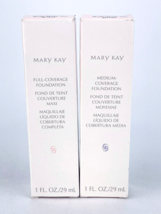 Mary Kay Medium AND Full Coverage Liquid Foundation Beige 400 Lot of 2 P... - £69.35 GBP