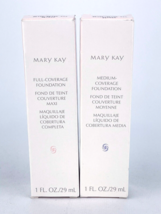 Mary Kay Medium AND Full Coverage Liquid Foundation Beige 400 Lot of 2 P... - £69.31 GBP