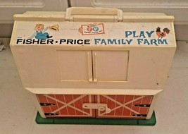 Vintage  Fisher Price Little People Play Family Farm Barn  1967 - £36.76 GBP