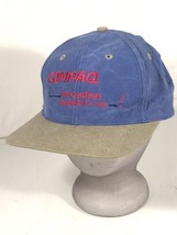 Vintage Compaq Computer Cappello Snapback 90s College Life Innovation Ch... - £45.94 GBP