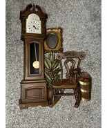Tempus Fugit Wall Clock With Burwood Mechanicism 1970s Vintage Chair Sewing - $198.00