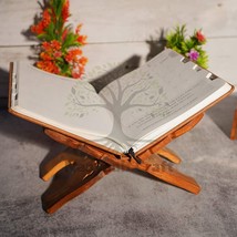 Sheesham Wooden Book Holder Display Stand Folding Religious  Rehal Size 12 Inche - £27.60 GBP