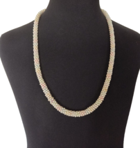 Women's Fashion Jewelry Rope Necklace Creamy White Faux Pearls 32 inch - $14.00