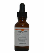 Vitamin C Serum with Retinol, Ferulic Acid, Caffeine, Licorice &amp; Hyaluro... - $22.95 CAD+