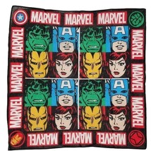 Marvel Classic Avengers Collage Multi-Use 19in x 19in 100% Cotton BANDANA - £6.29 GBP