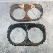 1959 Ford Truck F100 Pair LH RH Headlight Bezels Trims For Recondition R... - $233.97