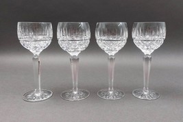 Waterford Crystal Maeve Wine Hock Goblets Glasses 7 1/2&quot; Set Of 4 - £156.93 GBP