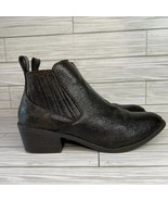 Dolce Vita DV Knock Boots Crackle Metallic Dark Brown Stella Women’s Siz... - $40.00