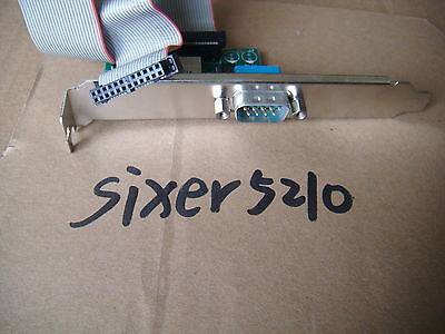 Dell Serial RS232 COM DB9 Card W/Cable Y9003 F3636 0G504C 0Y73TJ G504C Y... - $3.34