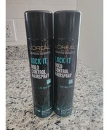 Lot of 2 L&#39;Oreal Lock It Bold Control Hairspray Extra Strong Level 4 Lor... - $40.60 CAD