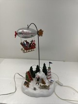 LEMAX Kringle’s Air Field #24484  Blimp Santa Merry Christmas Xmas W/3V ... - $117.77