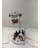 LEMAX Kringle’s Air Field #24484  Blimp Santa Merry Christmas Xmas W/3V ... - $117.77