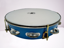 12&quot; Musical Tambourine Tamborine Drum Round Percussion Gift for KTV Part... - £26.69 GBP+
