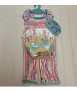 My Life As Doll Stripe Jumpsuit w/ Basket Weave Purse For 18&quot; Doll - £11.55 GBP