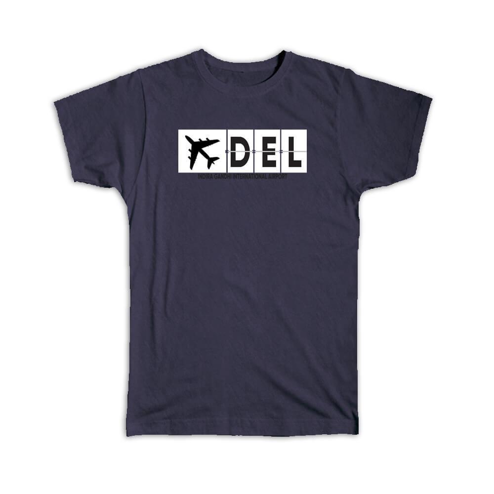 India Indira Gandhi Airport Delhi DEL : Gift T-Shirt Airline Travel Pilot AIRPOR Item image 2