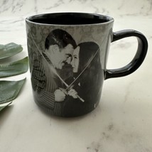 The Addams Family Retro Coffee Mug Black White Morticia Gomez World Market - $21.77