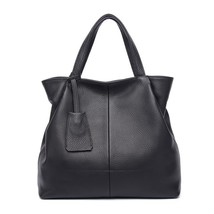  Women Shoulder Bag 100% Cow Leather Women Bag Fashion Casual Totes Handbag Ladi - £110.89 GBP