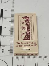 Vintage MIDGET Matchbook PRAWNBROKER  RESTAURANT AND MARKET Ft Meyers, F... - $9.90