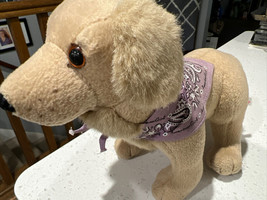American Girl “Sandy” Golden Retriever With Bandana Plush Puppy  Stuffed Animal - $8.60
