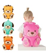3D Cartoon Pink Bear School Bags for Girls Boys Cute Dog Design School B... - £12.82 GBP+