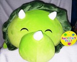 Smoochy Pals Round Green Dinosaur 19&quot; NWT Very Cute! - $18.32