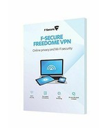 F-SECURE FREEDOME VPN - PRIVACY + WIFI SECURITY - FOR 5 PC DEVICES - Dow... - £18.25 GBP