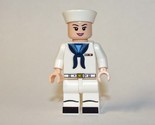 Minifigure Navy Female Girl Sailor C  Custom Toy - $4.90