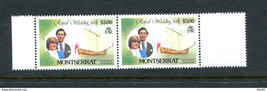 Montserrat 1981 Royal Wedding Inverted Watermark Pair MNH 14340 - £31.65 GBP