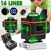 4D 16 Line Laser Level Self-Leveling 360 Horizontal and Vertical Cross M... - £109.05 GBP+