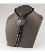 Argento Sterling Northwest Nativi Americani Scimmia Bolo Cravatta Con Tu... - $10,025.37 MXN