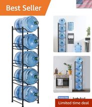5 Gallon Water Bottle Holder 5 Tier Detachable Water Cooler Jug Holder S... - $68.23
