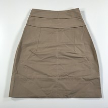Marni Pencil Skirt Womens 38 Beige Tan High Waisted Straight Short Cotto... - $46.74