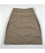 Marni Pencil Skirt Womens 38 Beige Tan High Waisted Straight Short Cotto... - £36.67 GBP
