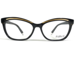 Public Eyeworks Brille Rahmen AUBURN-C01 Schwarz Gold Streifen Cat Eye 5... - £40.93 GBP