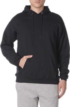 Hanes Ecosmart Men's Black Pullover Hoodie with Pocket - Big Men's Size: 5XL - $19.37