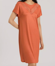 Hanro Juna Nightgown Lace Coral Gold ( S ) - £86.52 GBP