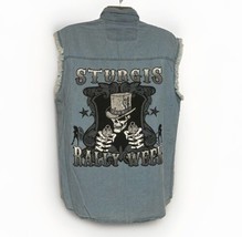 Sturgis Rally 2009 Sleeveless Motorcycle Bike Week Shirt Men’s Large Sku... - $8.99