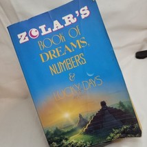 Zolar&#39;s Book of Dreams Numbers and Lucky Days by Zolar 1989 Signed First Edition - £40.35 GBP