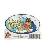 Garfield Cat 1 Sticker Hang Loose Surfing Wave Oval 3.5 x 2 in. 2003 - $16.13 CAD