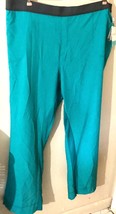 Cherokee Light Green Gartered Waist With Pockets Womens Scrub Pants Size... - $28.71