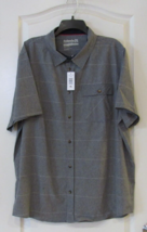 Avalanche Outdoor Supply Short Slv Performance Shirt GRAY STRIPE Men&#39;s S... - $19.65