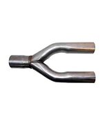 Exhaust Y Pipe 3.00&quot; Diameter Single Inlet to 2.25&quot; Diameter Dual Outlet... - £29.97 GBP