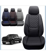 For Chevrolet Silverado 1500 2007-2024 Leather Front &amp; Rear Seat Covers ... - $2,186.99 MXN