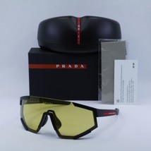 Prada Sport PS04WSF DG004Q Black Rubber/Yellow 39-137-130 Sunglasses New Auth... - $304.08